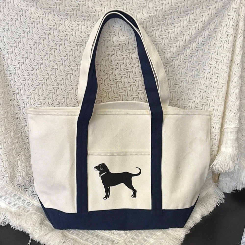 The Black Dog White and Blue Travel Carrier